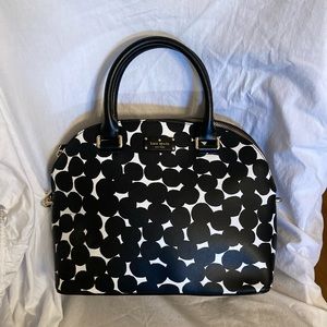 LUC Black and White handbag or crossbody
